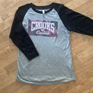 Crooks and Castles 3/4 sleeve t-shirt